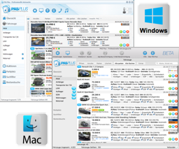 screenshot PAS Plus voor Windows en macOS